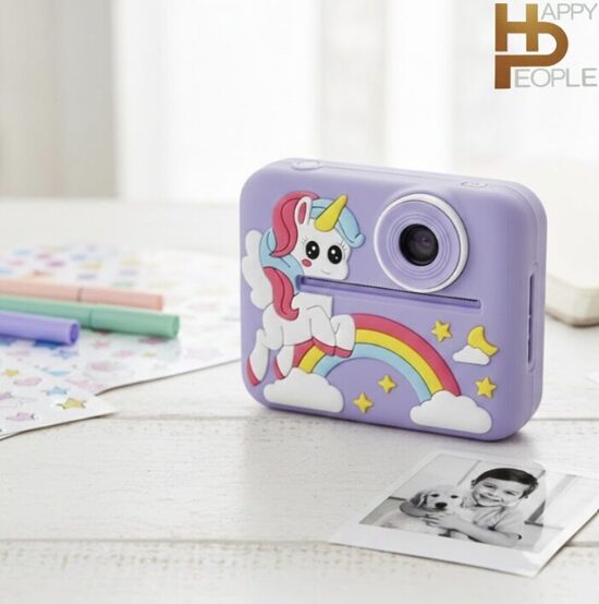  Vaikiškas skaitmeninis momentinis fotoaparatas, Nuotraukų spausdintuvas, Fotografavimas, filmavimas ir Žaidimai